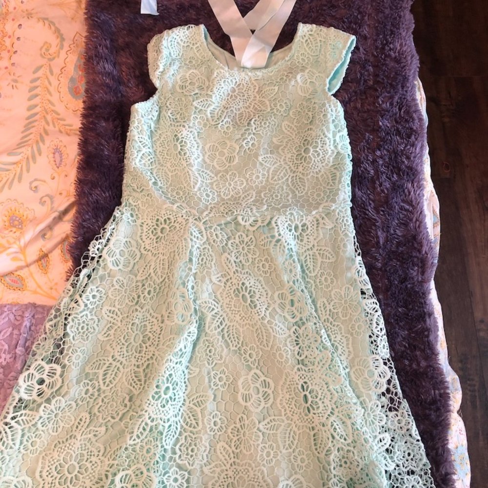 Mint Green Dress